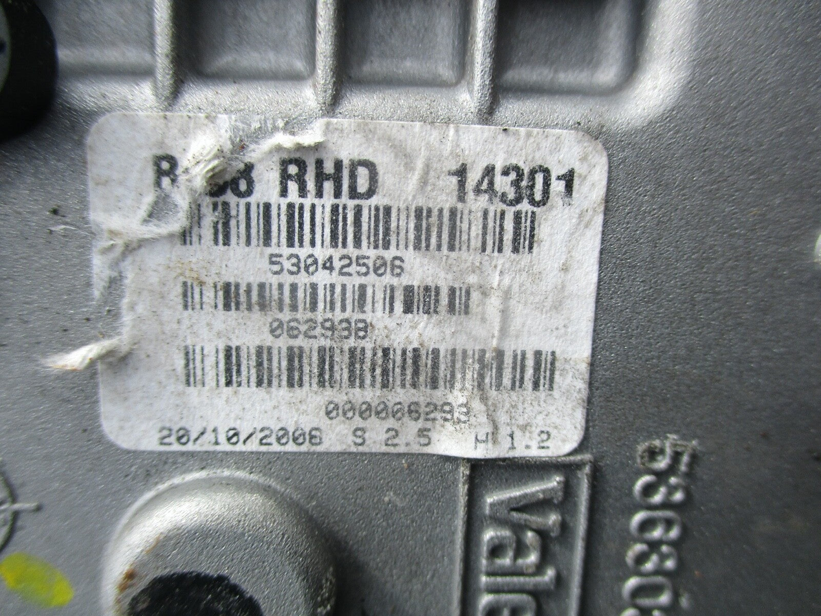 CITROEN C4 PICASSO MK1 2007 OS DRIVER SIDE WIPER MOTOR ASSEMBLY 9654063380