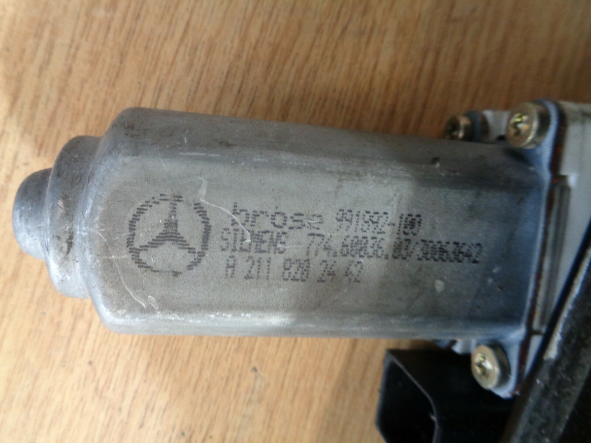 MERCEDES BENZ E-CLASS WINDOW REGULATOR REAR RIGHT A2117300246