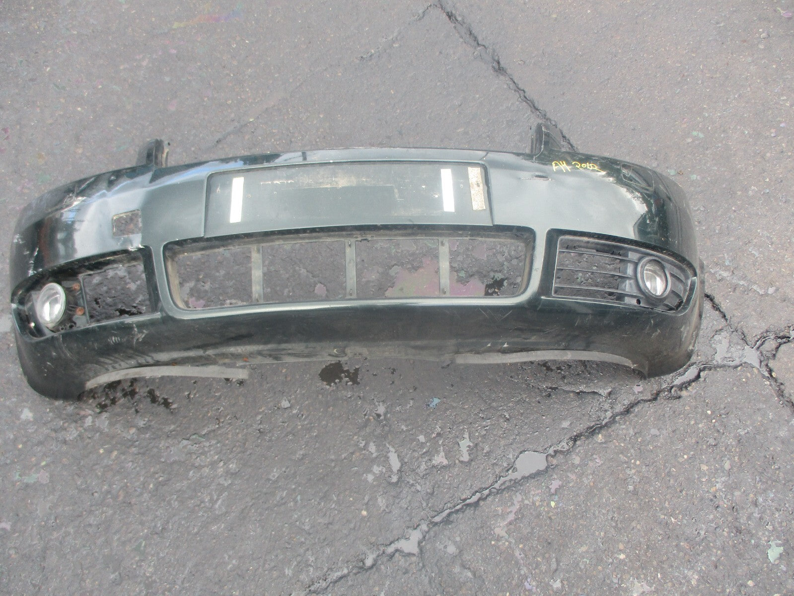 AUDI A4 B6 2002 CABRIOLET FRONT BUMPER GREEN