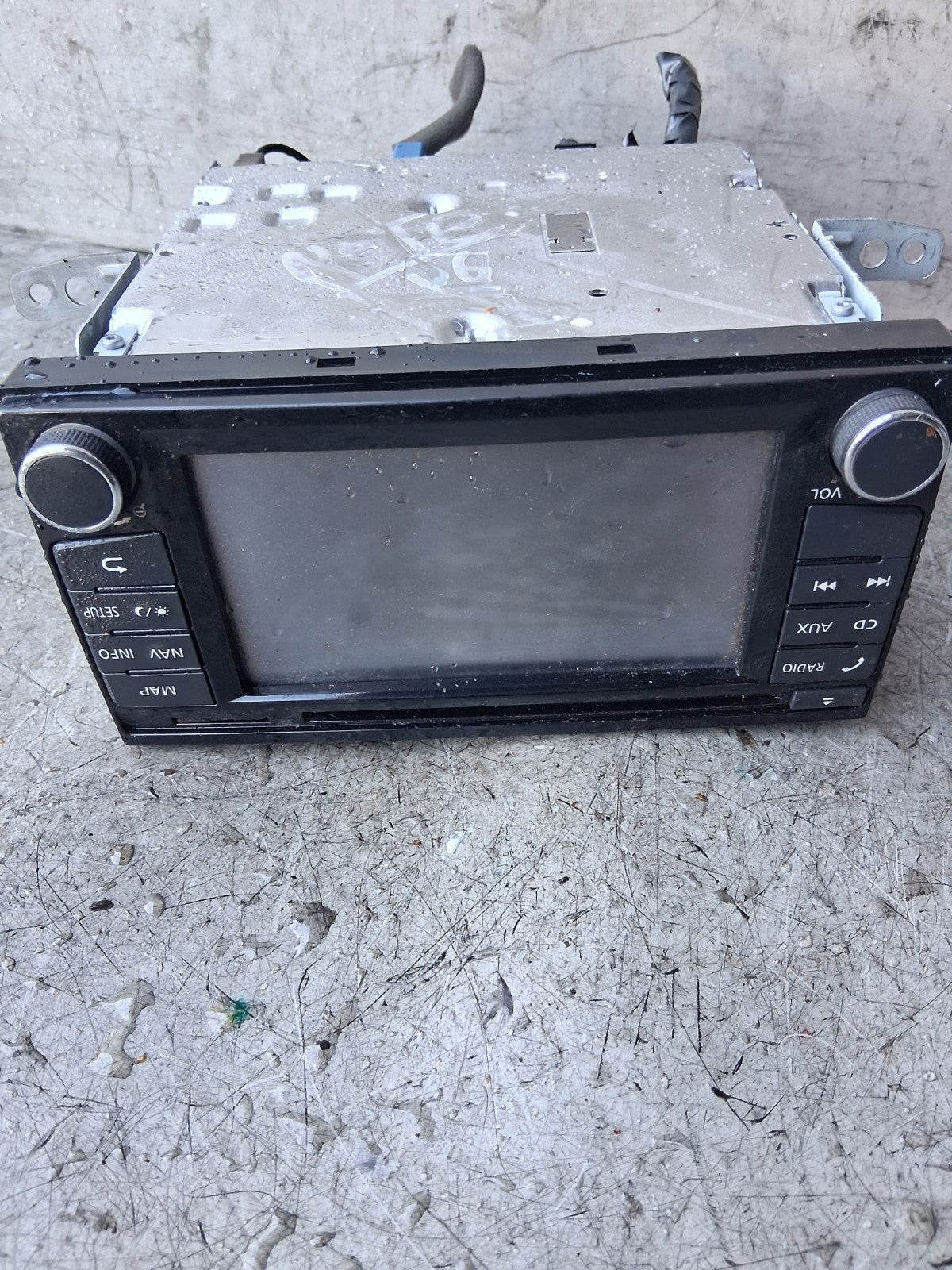 2016 NISSAN NOTE RADIO STEREO CD PLAYER SAT NAV HEAD UNIT 7513750206