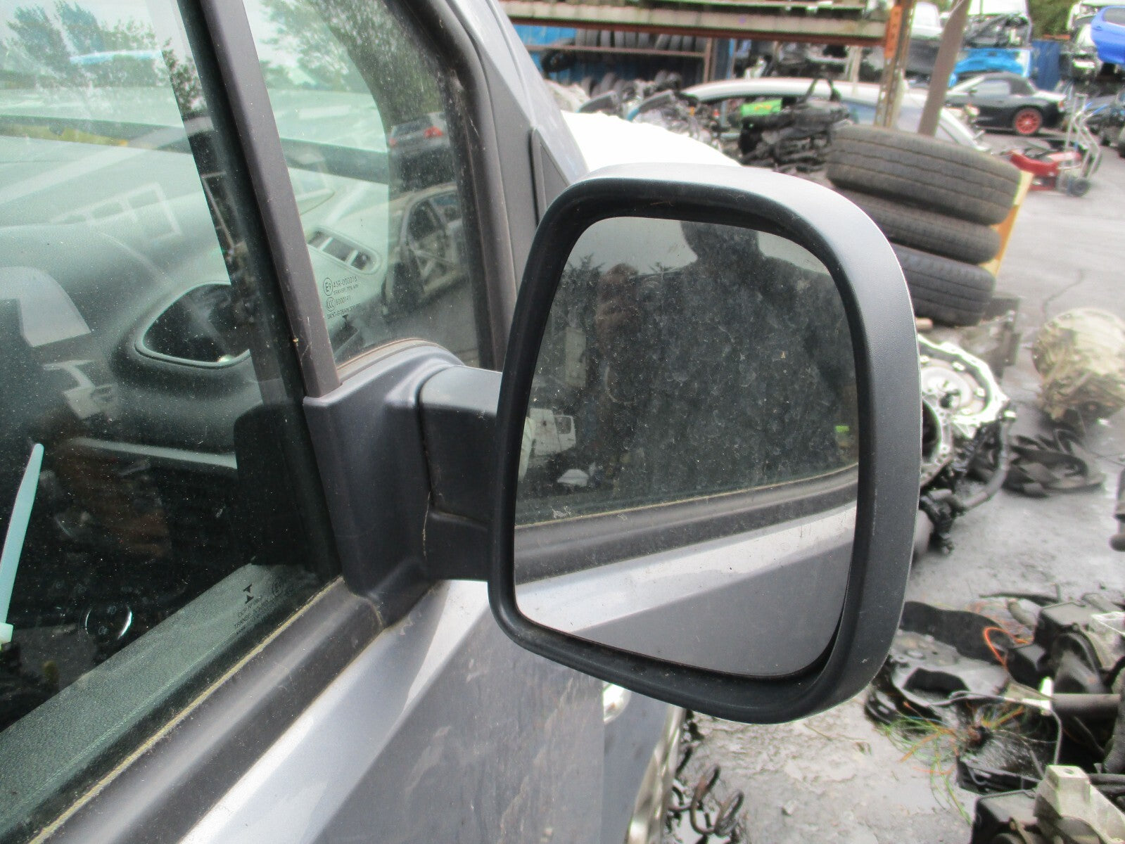 2019 VAUXHALL COMBO E MK4 OS DRIVER SIDE ELECTRIC WING MIRROR GREY KCA