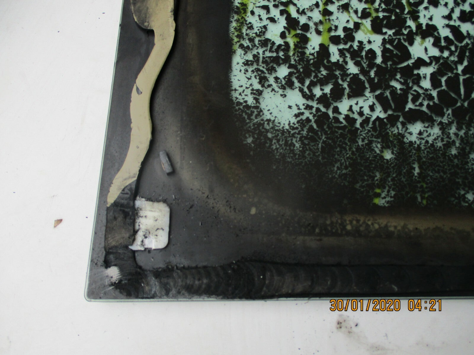 VAUXHALL COMBO E MK4 2019 OSR DRIVER SIDE REAR QUARTER GLASS PANE FIRE DAMAGE