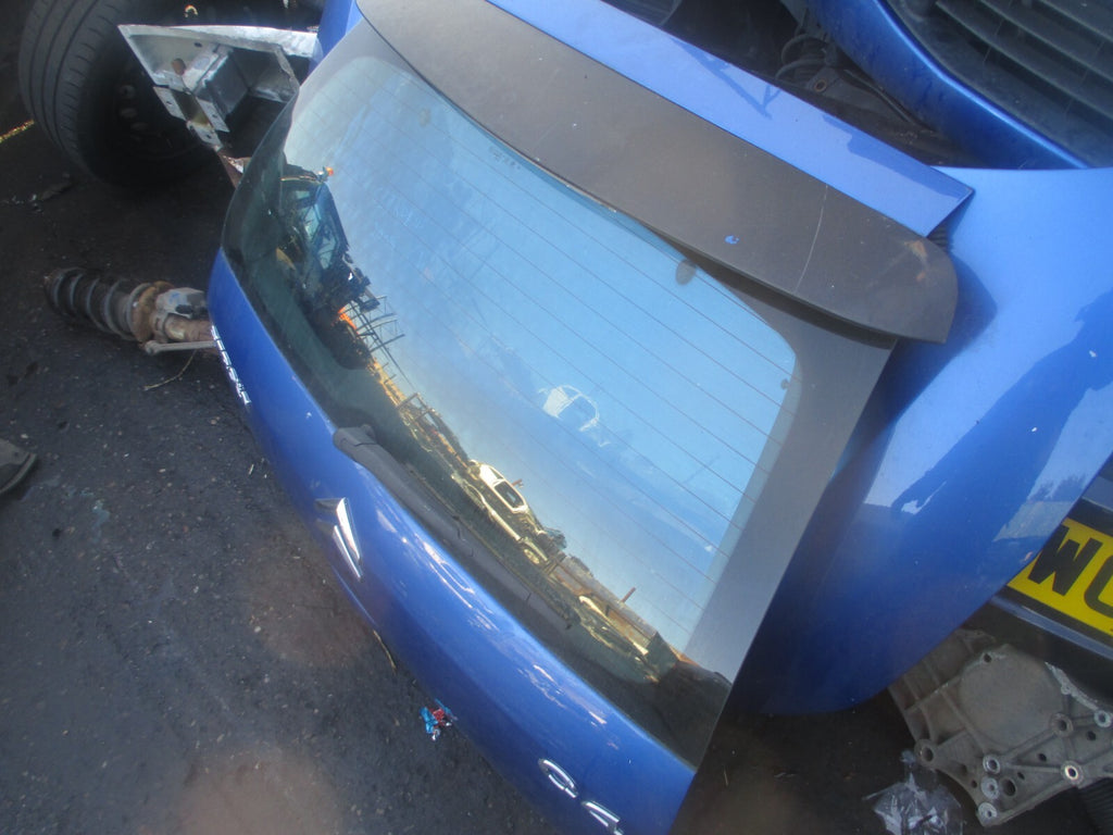 CITROEN C4 MK1 2009 REAR COMPLETE TAILGATE BOOTLID BLUE