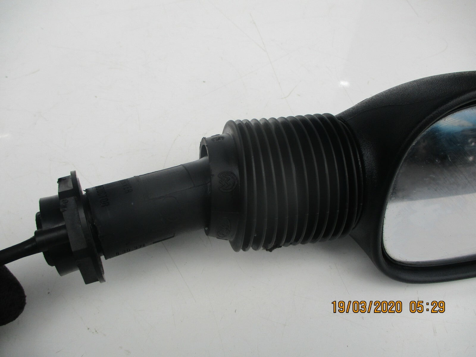 FORD KA MK1 2004 OS DRIVER SIDE MANUAL DOOR WING MIRROR BLACK PLASTIC