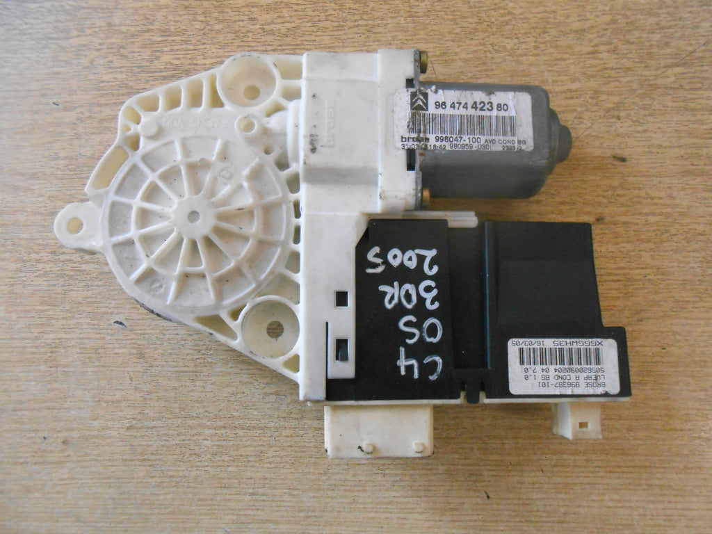 CITROEN C4 LA COUPE 2005 OS DRIVER SIDE WINDOW MOTOR 9647442380 96 474 423 80