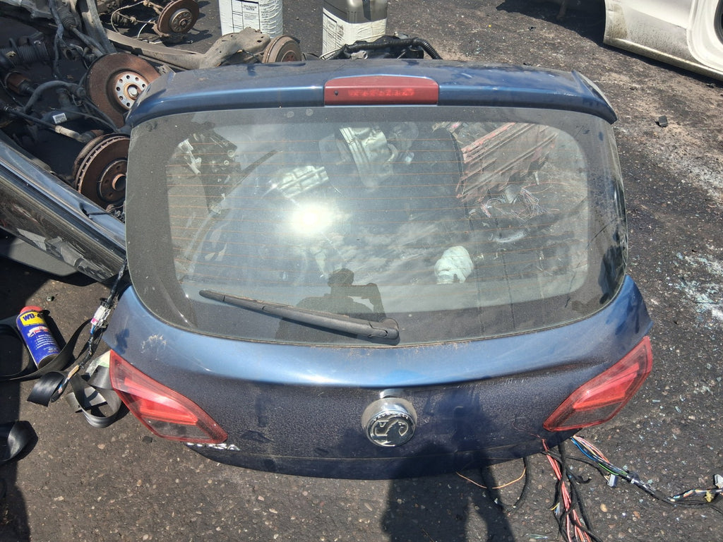 2017 VAUXHALL CORSA E BARE REAR TAILGATE BOOTLID BLUE