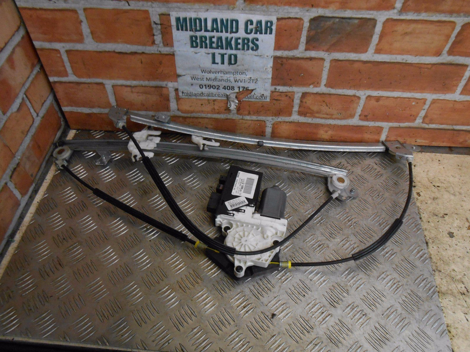 PEUGEOT 807 2005 NSF PASSENGER FRONT ELECTRIC WINDOW REGULATOR MOTOR 991727-205