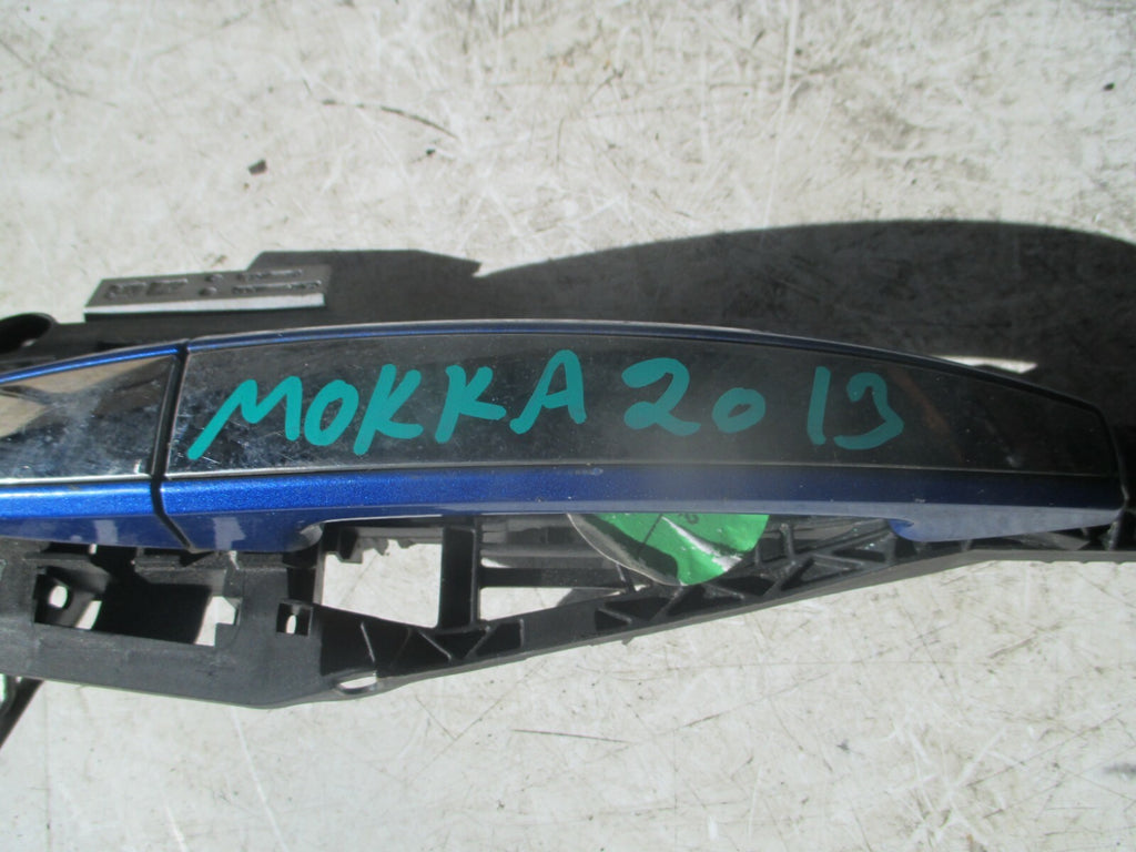 VAUXHALL MOKKA 2013 MK1 J13 OSR REAR DRIVER SIDE EXTERIOR DOOR HANDLE