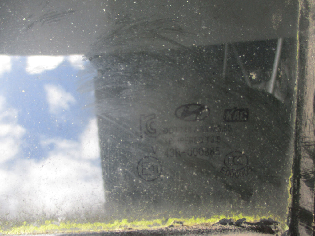 HYUNDAI I40 2015 NSR PASSENGER SIDE REAR WINDOW GLASS