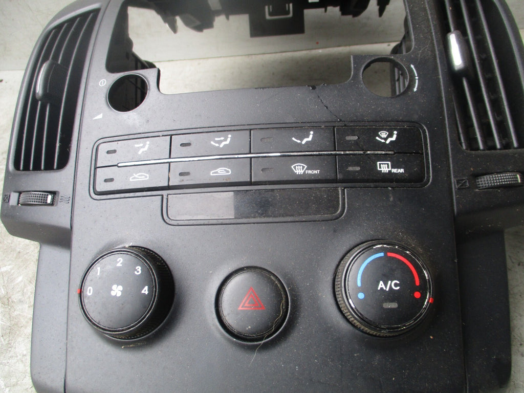 2009 HYUNDAI I30 HEATER CLIMATE CONTROL WITH AIR VENT TRIM U0789448