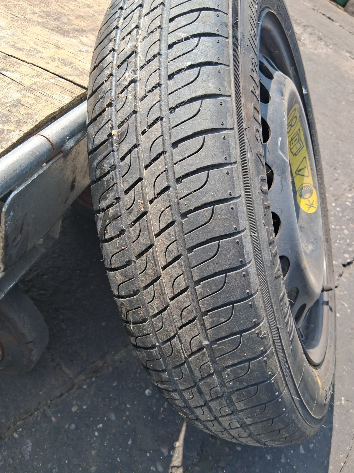 2016 FORD C MAX MK2 16 INCH SPACE SAVER SPARE WHEEL WITH TYRE 125/80R16