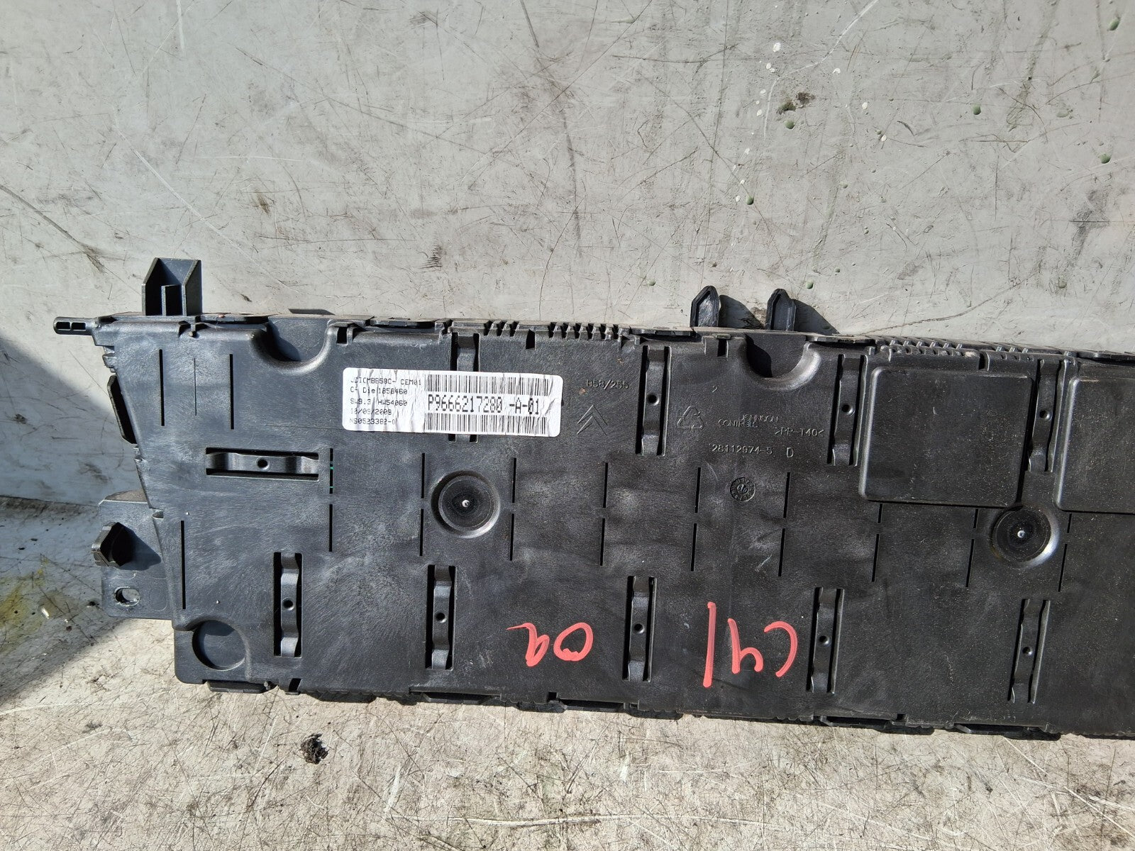 2009 CITROEN C4 GRAND PICASSO SPEEDO METER INSTRUMENT CLUSTER P9666217280