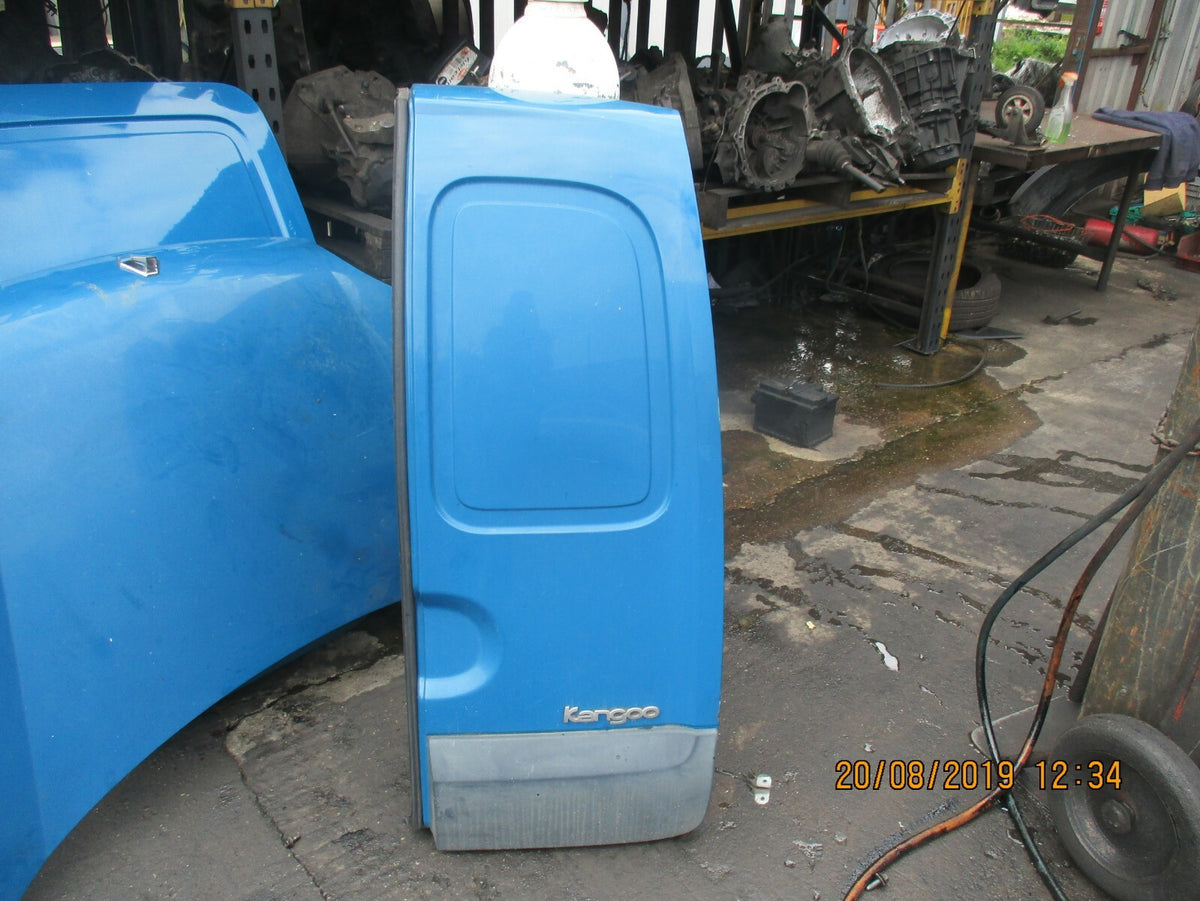 RENAULT KANGOO MK1 OSR DRIVER SIDE REAR DOOR BLUE REAR RIGHT