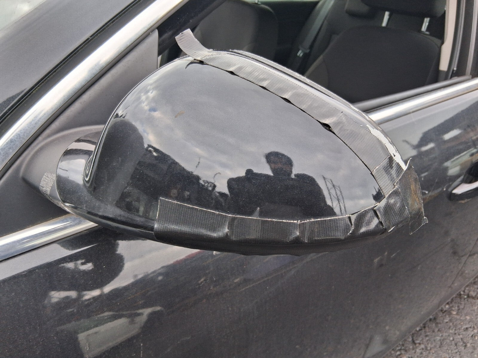 2011 VAUXHALL INSIGNIA ESTATE MK1 NSF PASSENGER SIDE LEFT WING MIRROR BLACK