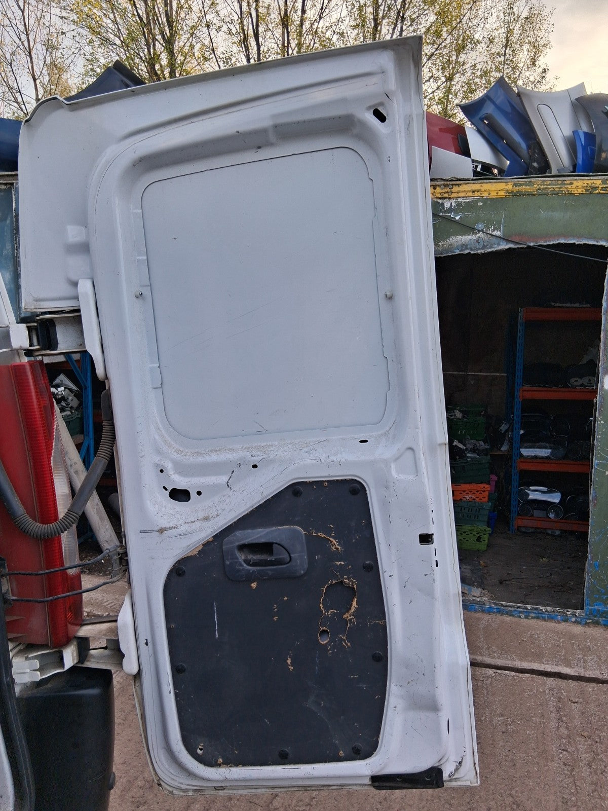 2016 CITROEN DISPATCH MK2 OSR DRIVER SIDE REAR RIGHT COMPLETE DOOR WHITE