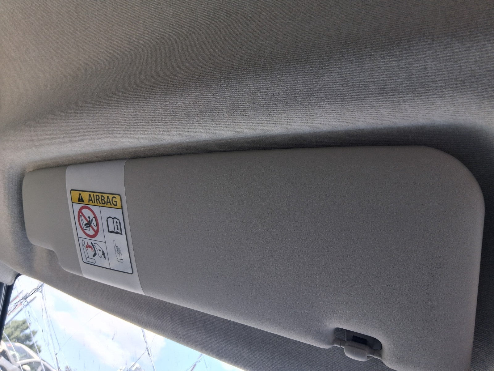 2025 CITROEN RELAY MK3 NSF PASSENGER SIDE FRONT SUN VISOR SHADE