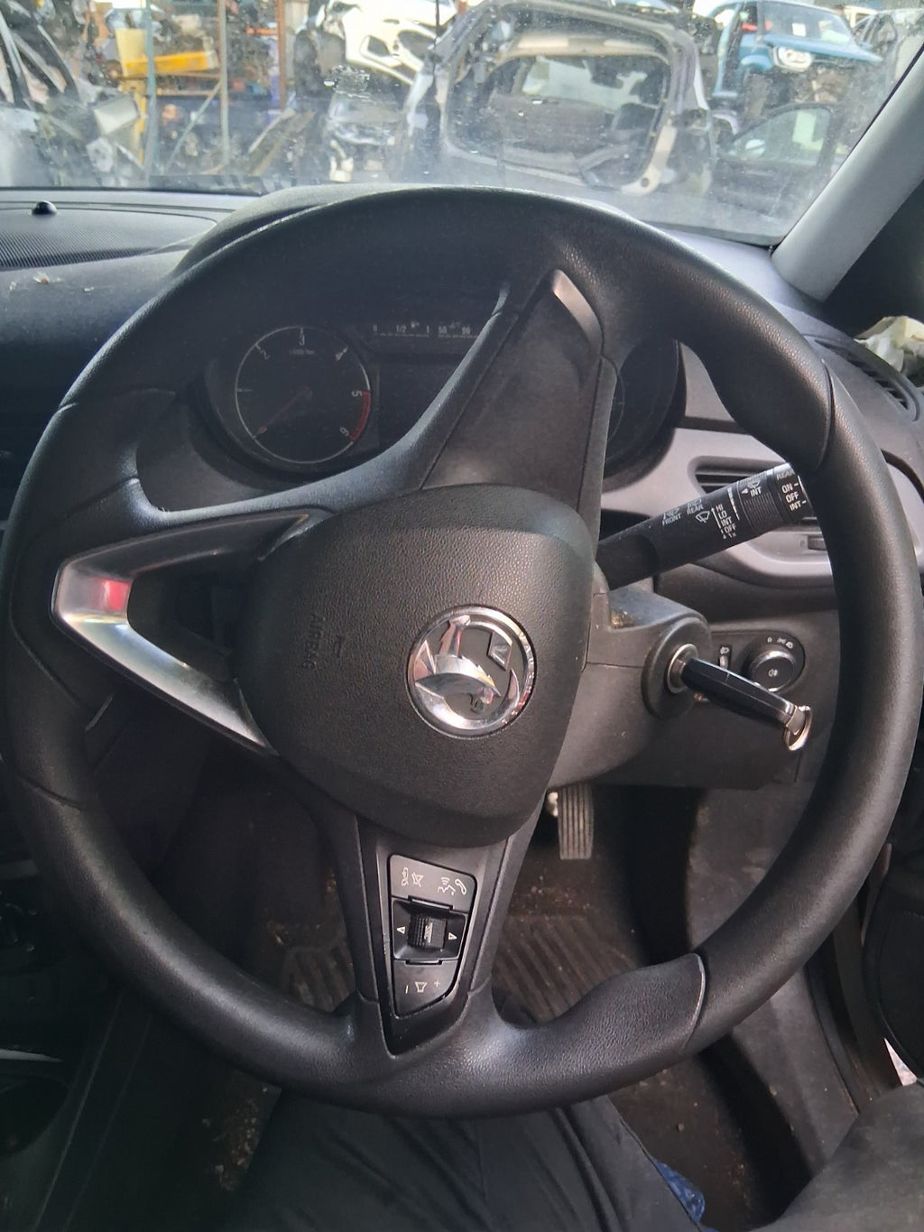 2018 VAUXHALL CORSA E CORSA VAN MULTIFUNCTIONAL STEERING WHEEL WITHOUT AIRBAG