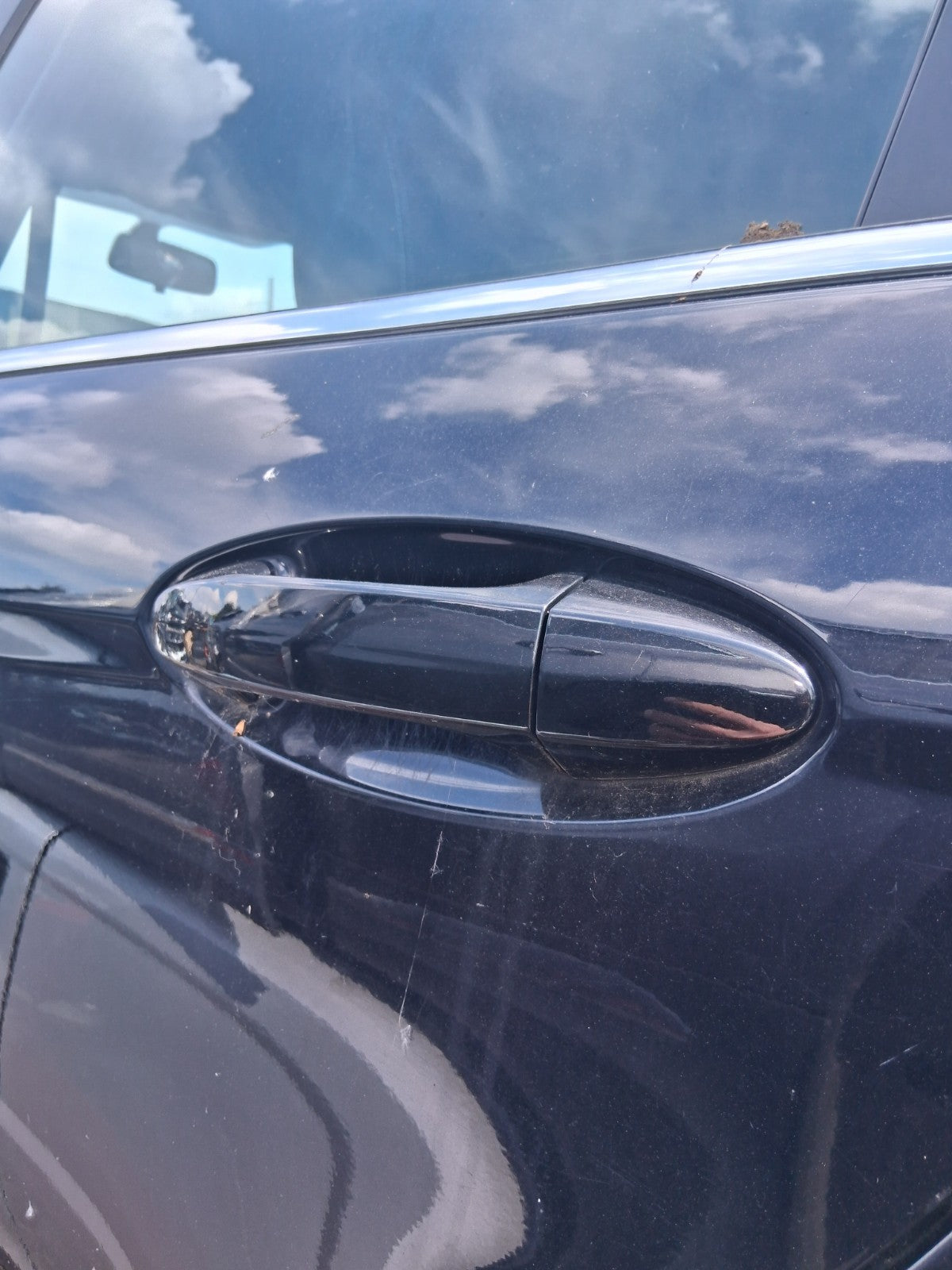 2012 FORD FIESTA MK7 5 DOOR NSR PASSENGER SIDE REAR LEFT COMPLETE DOOR BLACK