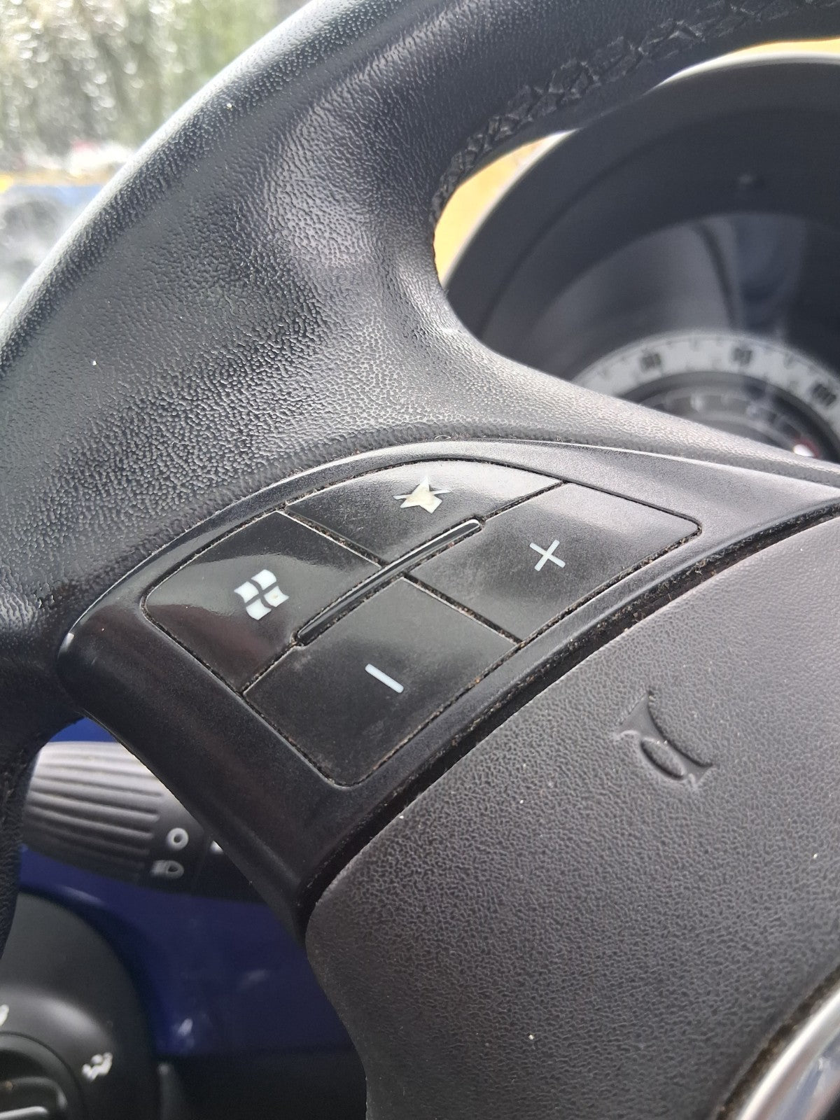 2010 FIAT 500 LOUNGE MK1 MULTIFUNCTIONAL STEERING WHEEL WITHOUT AIRBAG