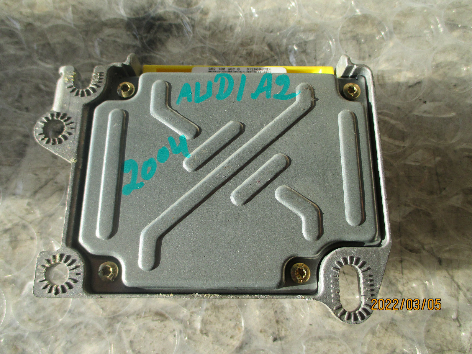 AUDI A2 2004 SAFETY BAG CONTROL MODULE 8Z0959655E