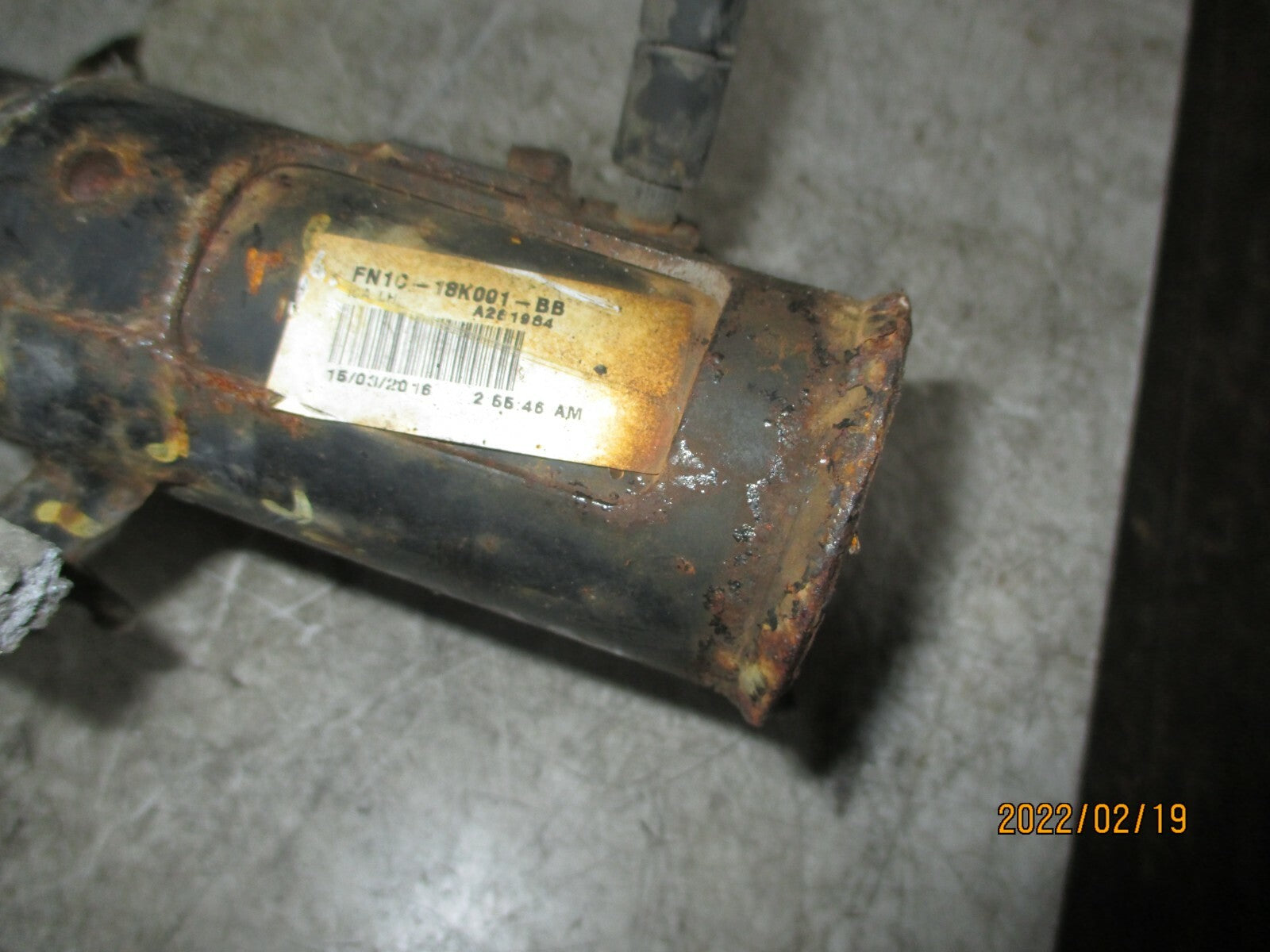 FORD ECOSPORT 2017 NSF PASSENGER SIDE FRONT STRUT SHOCK ABSORBER FN1C18K001BB