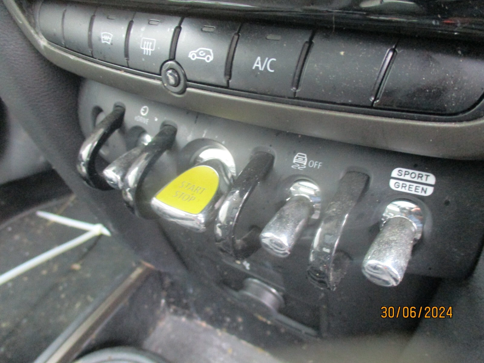 BMW MINI COUNTRYMAN F60 2021 START STOP BUTTON SWITCH PANEL
