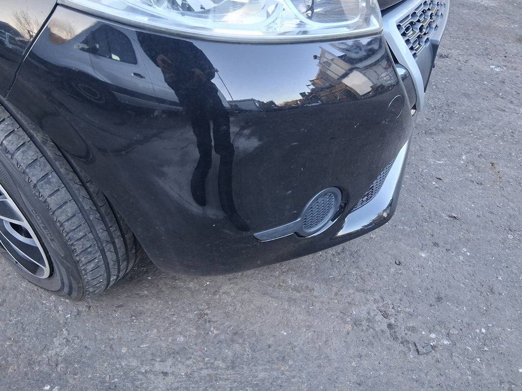 2014 PEUGEOT 208 COMPLETE FRONT BUMPER WITH GRILL PEARL BLACK KTV