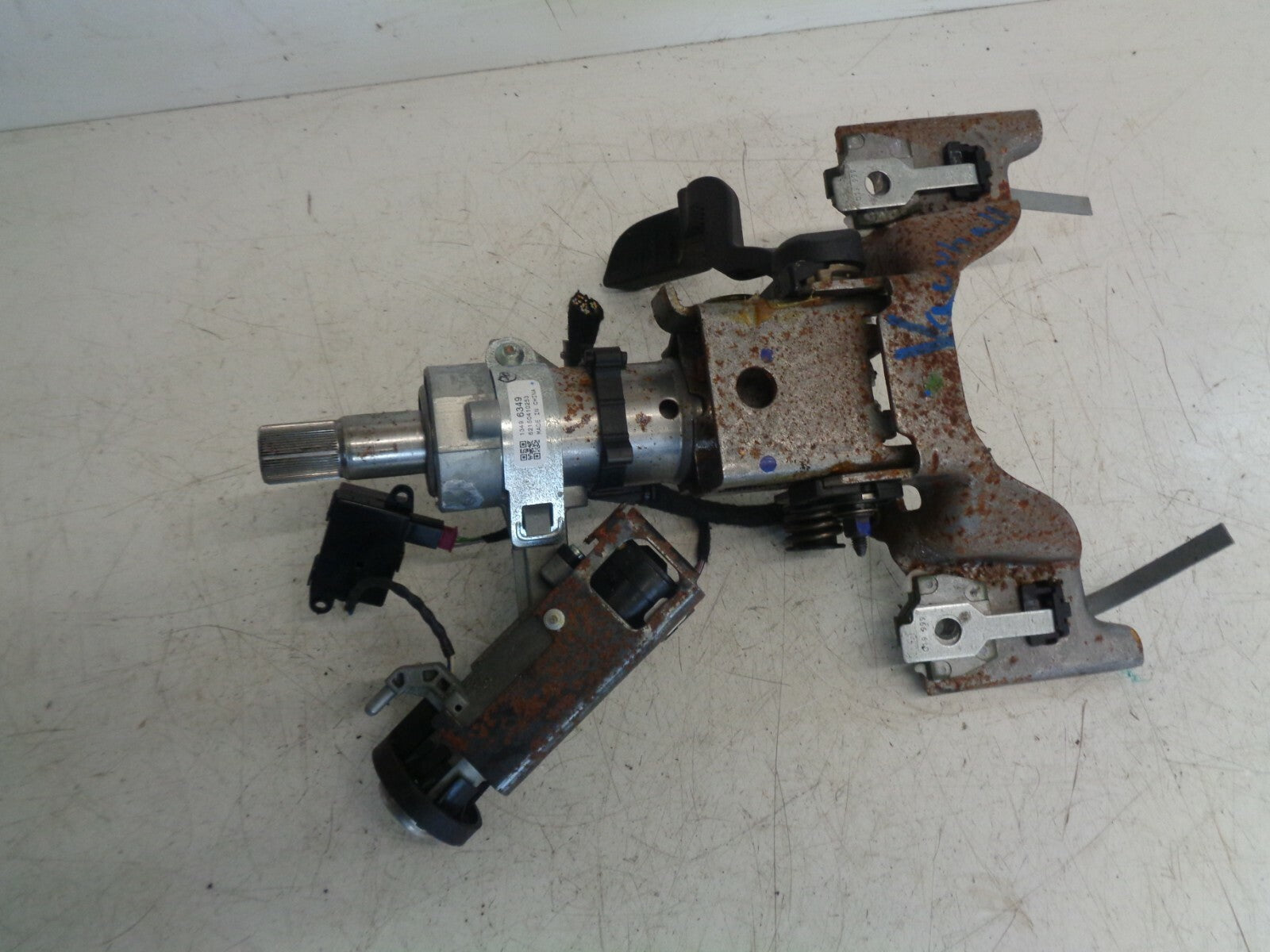 VAUXHALL CORSA E 2015-ON IGNITION BARREL + UPPER STEERING COLUMN 13496349