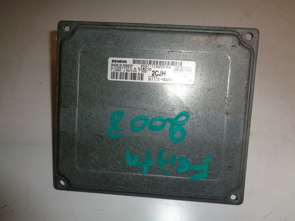 FORD FIESTA 2008 5 DOOR PETROL ENGINE ECU ENGINE CONTROL MODULE 6S6112A650FH