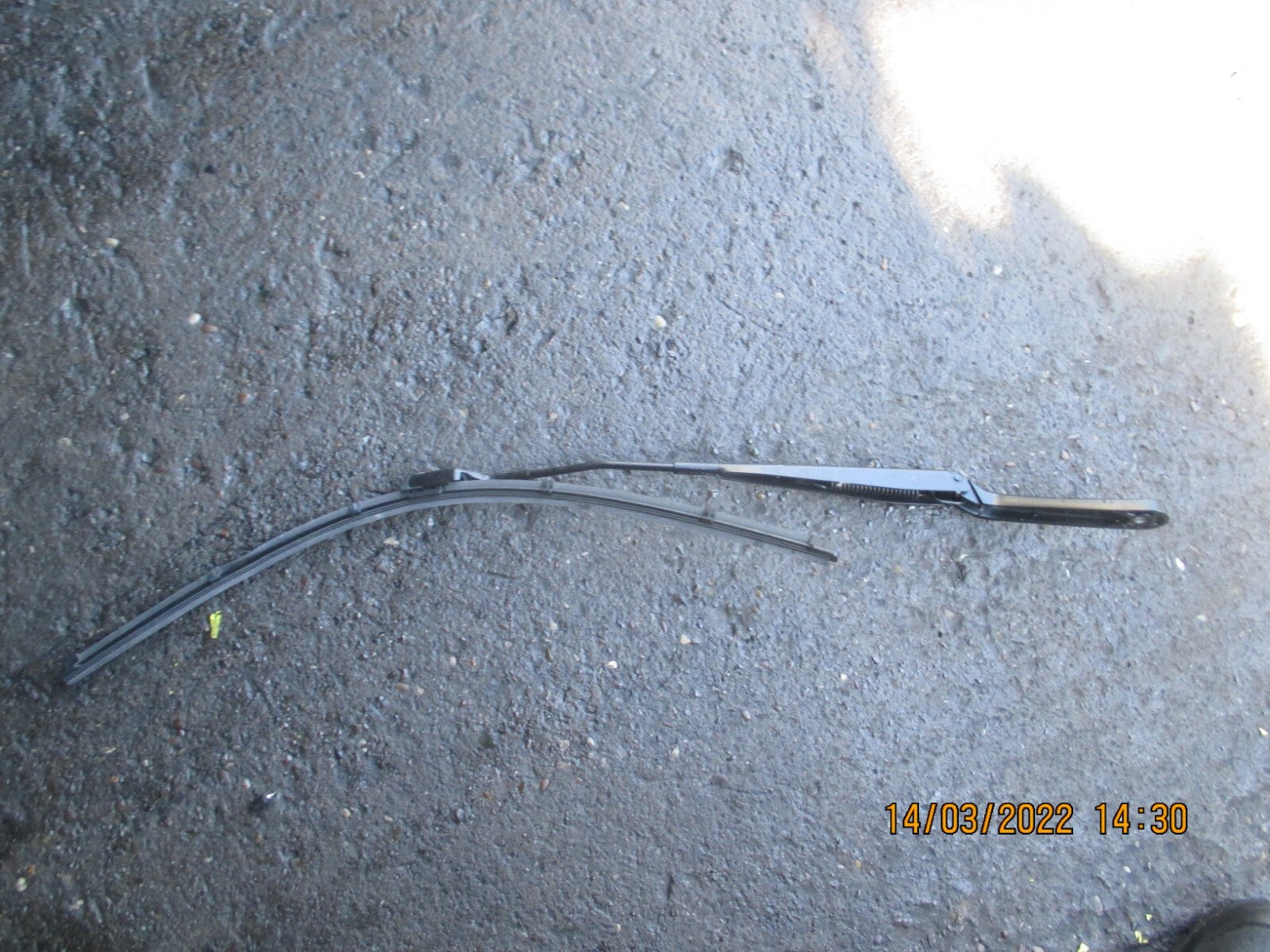 JAGUAR XE 2019 NSF PASSENGER SIDE FRONT WIPER ARM GX73-17526-AC