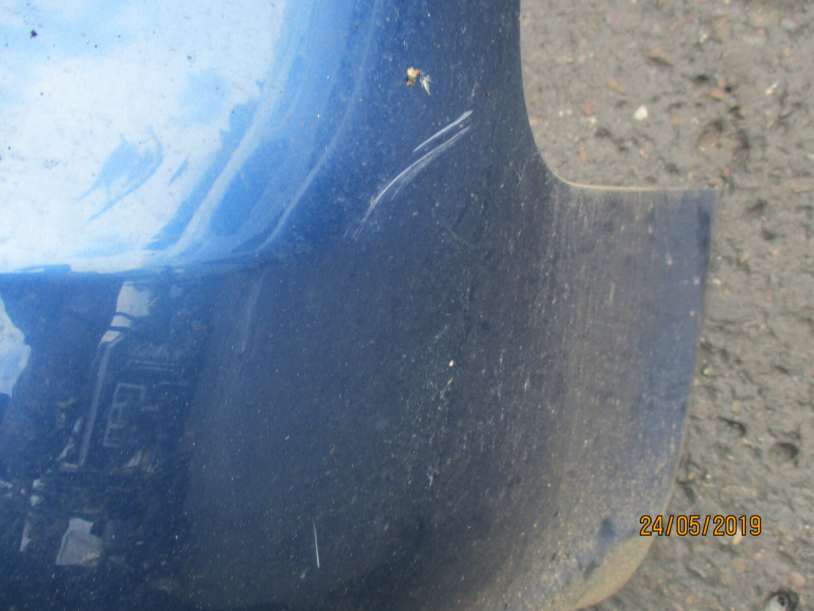 AUDI A4 B6 ESTATE REAR BUMPER COMPLETE BLUE