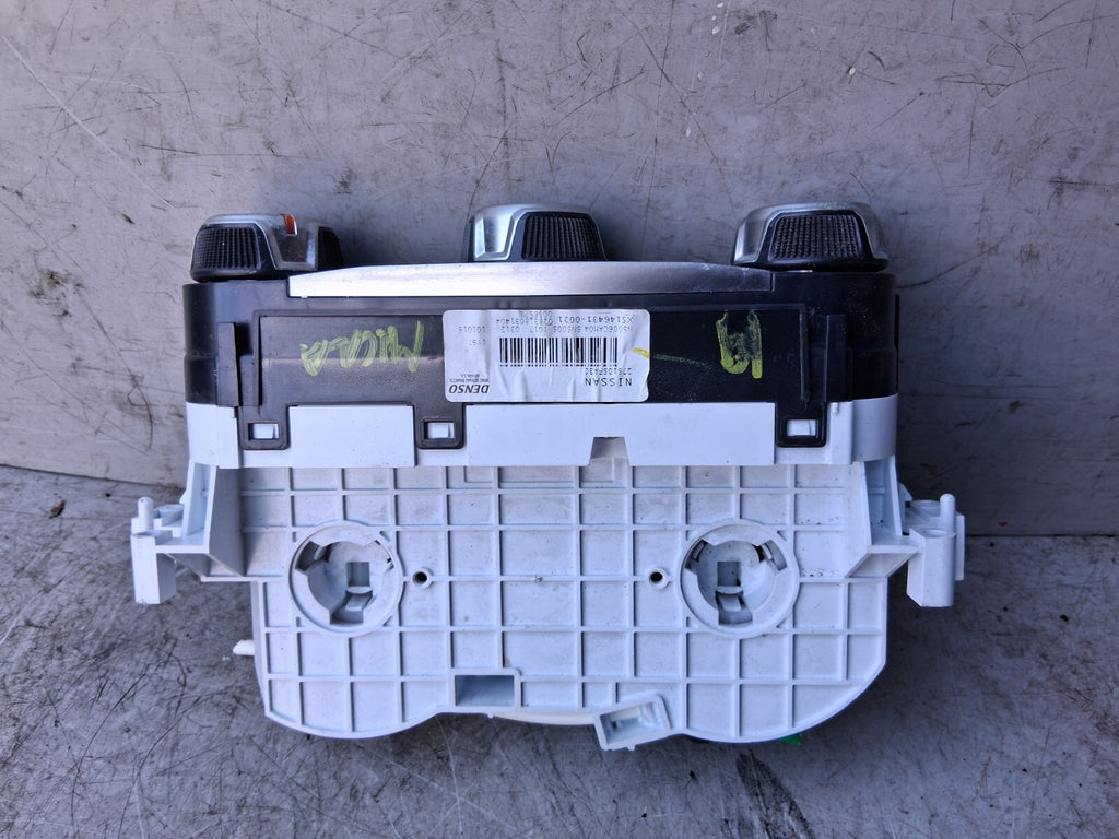 2019 NISSAN MICRA K14 AC HEATER CLIMATE CONTROL SWITCH PANEL 275105FA3C