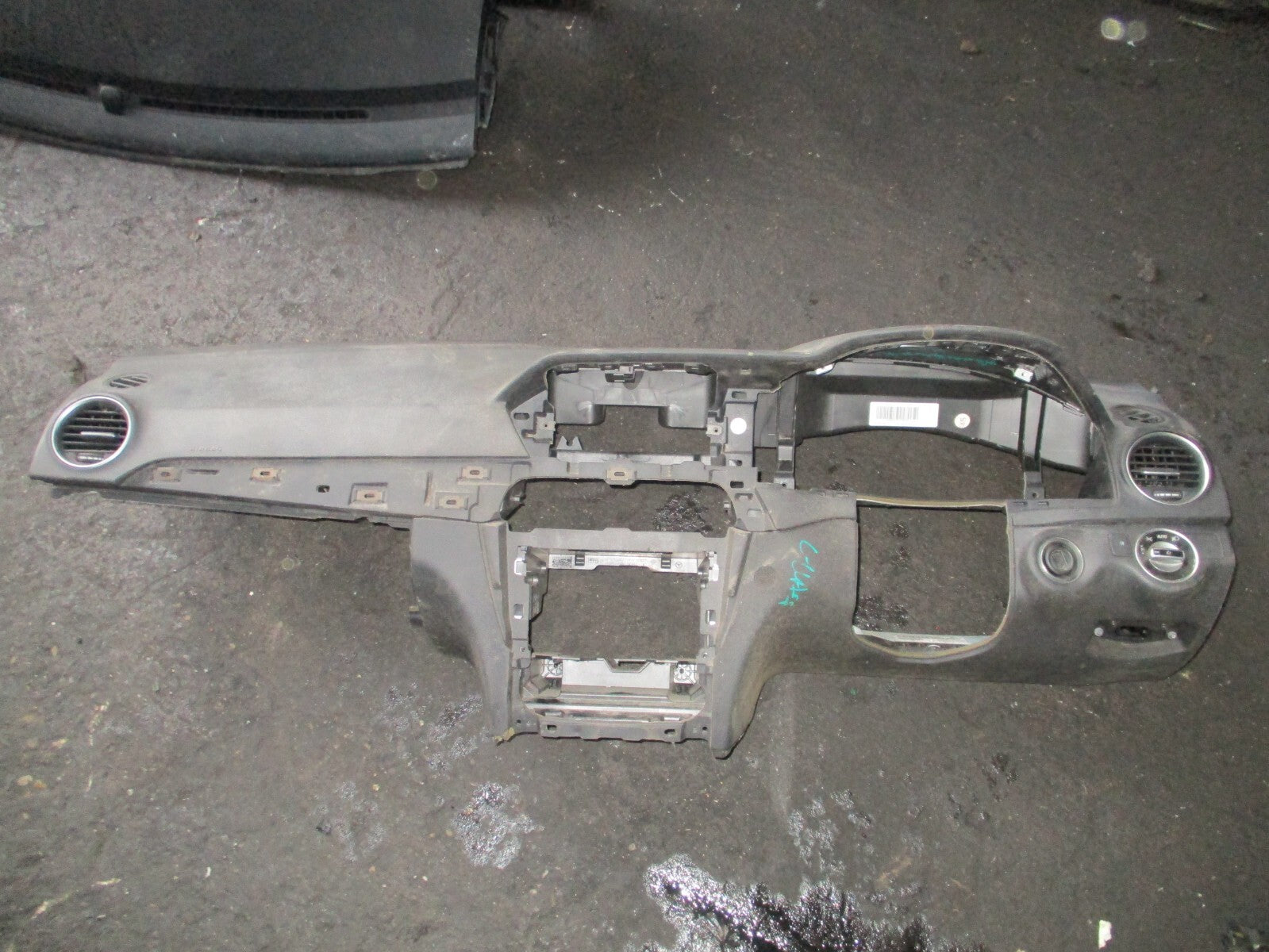 MERCEDES C CLASS W204 2014 COUPE DASH DASHBOARD PANEL WITH SAFETY BAG 2048602002