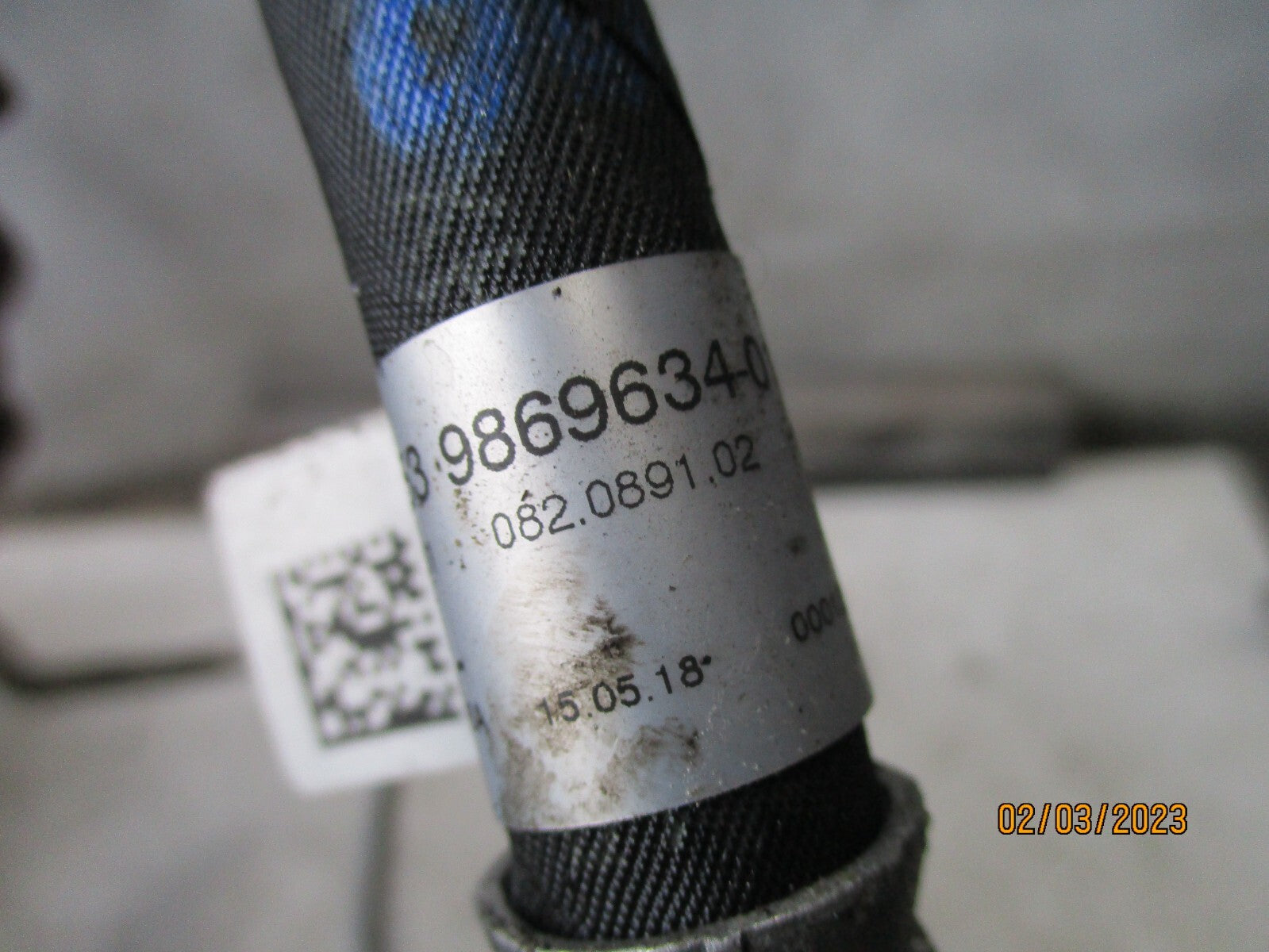 BMW X1 2018 F48 2.0 DIESEL AC AIR CONDITIONING HOSE PIPE 9869634