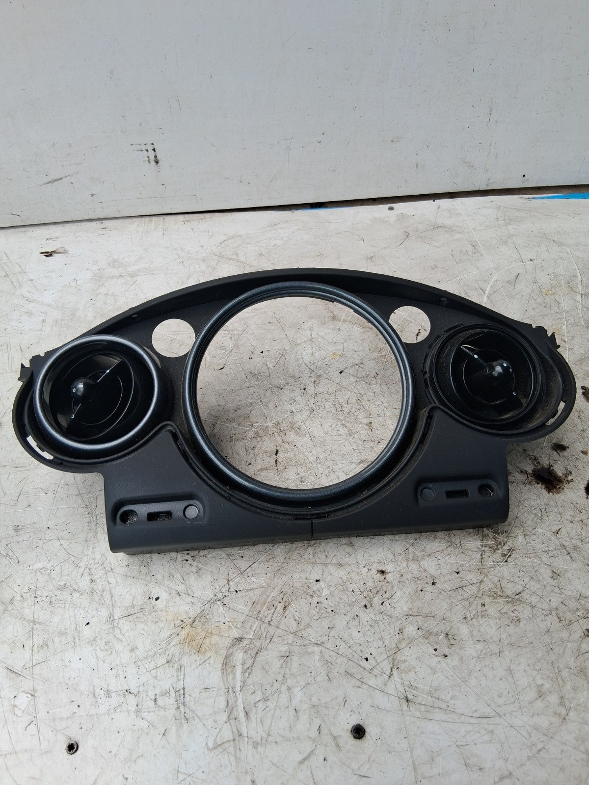 2003 MINI DASHBOARD SPEEDO CLUSTER SURROUND TRIM 0769337