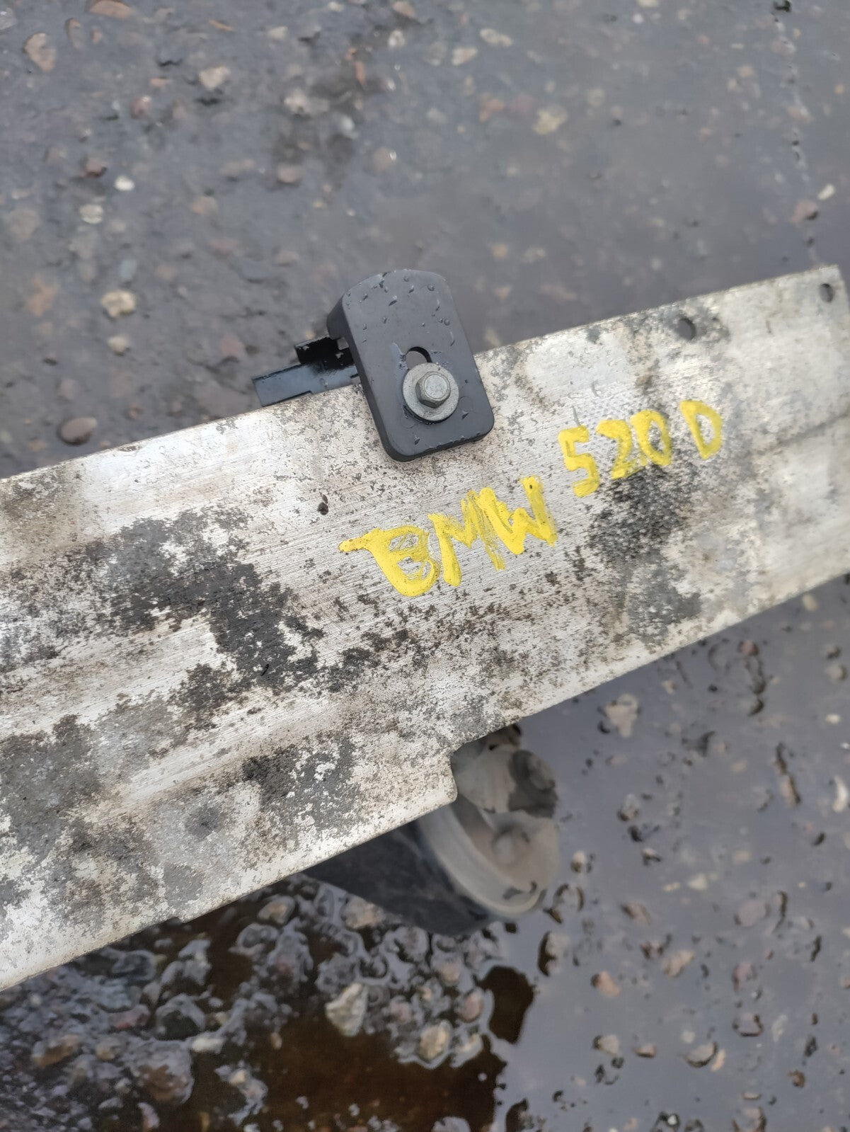 2012 BMW 5 SERIES F10 FRONT BUMPER REINFORCEMENT CRASH BAR 13232811GE