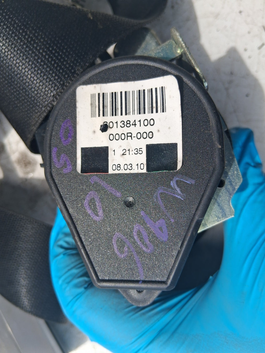 2010 MERCEDES BENZ SPRINTER W906 OSF DRIVER SIDE FRONT RIGHT SEAT BELT