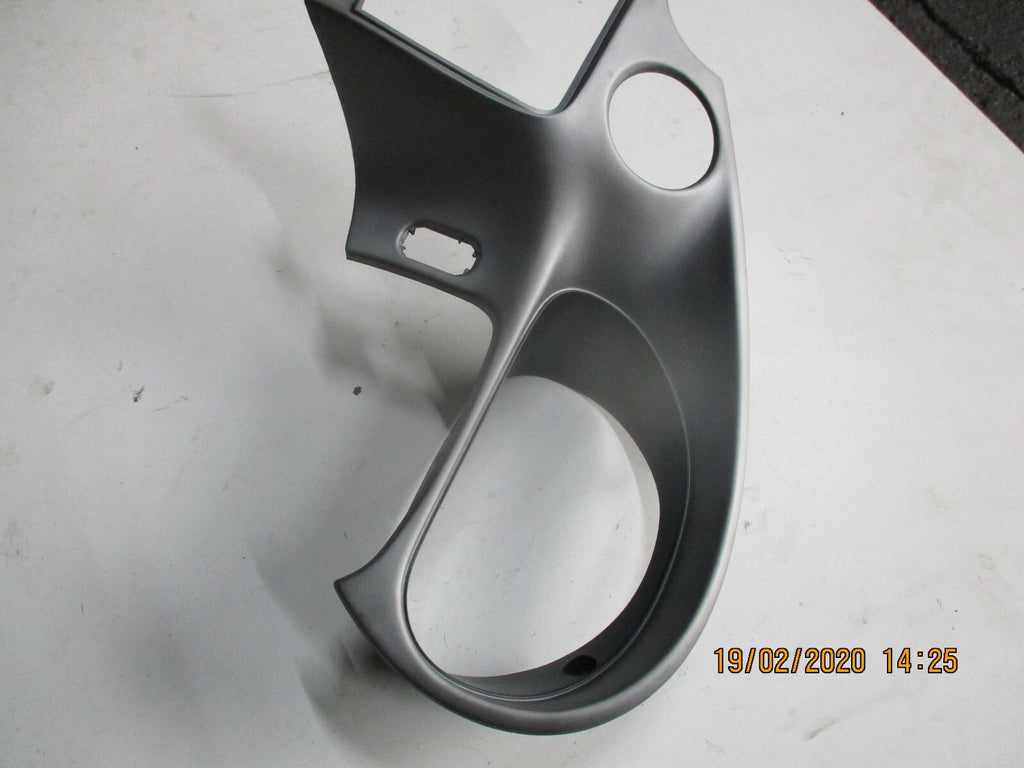 FORD KA 1997 SPEEDO CLOCKS DIALS DASHBOARD PLASTIC TRIM SURROUND SILVER GREY