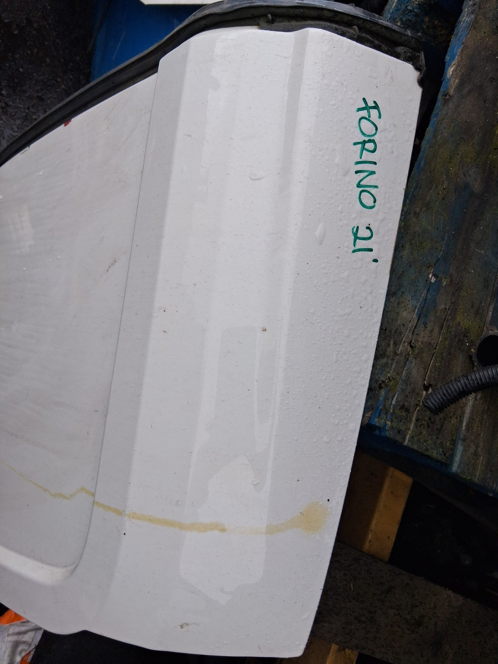 2021 FIAT FIORINO MK3 OSR DRIVER SIDE REAR RIGHT COMPLETE DOOR WHITE