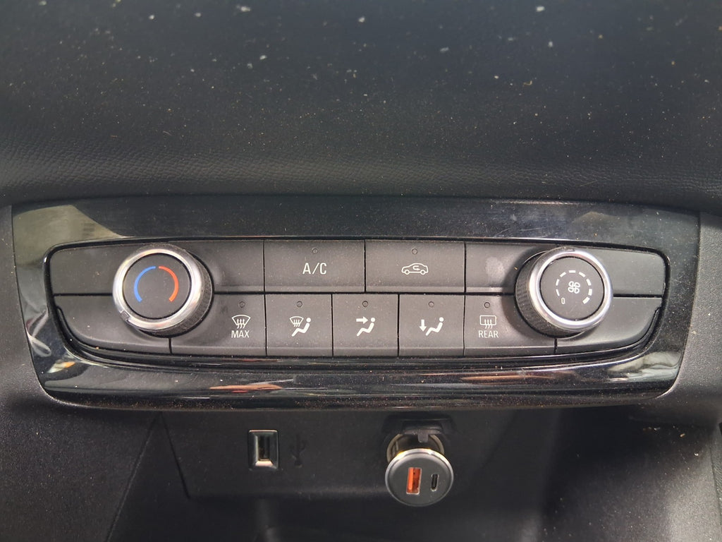 2020 VAUXHALL CORSA F HEATER AC CLIMATE CONTROL SWITCH PANEL