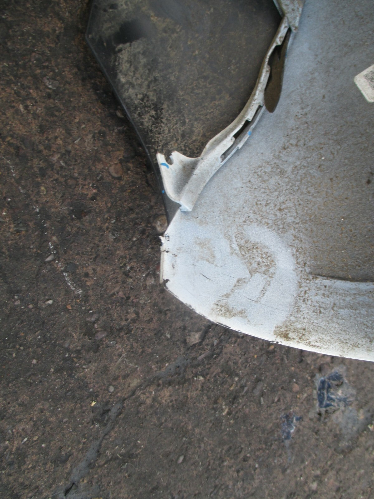VAUXHALL ASTRA K MK7 2020 REAR BACK PLASTIC BUMPER WHITE Z40R DAMAGED SPARES