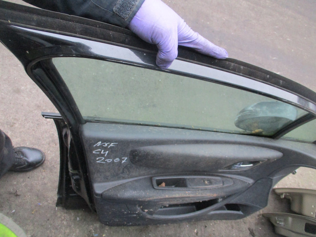 CITROEN C4 MK1 2007 NSF PASSENGER SIDE FRONT DOOR BLACK SCRATCHES