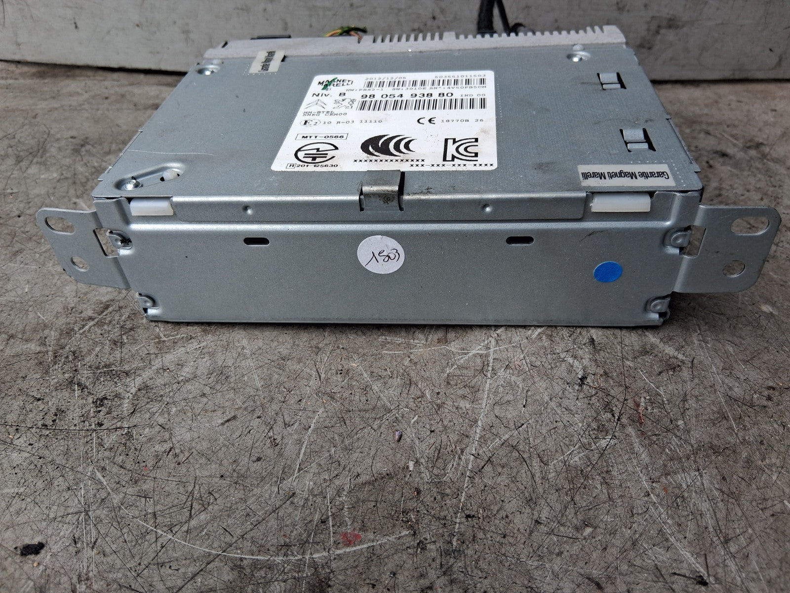 2012 PEUGEOT 208 MULTIMEDIA RADIO CD PLAYER HEAD UNIT 9805493880