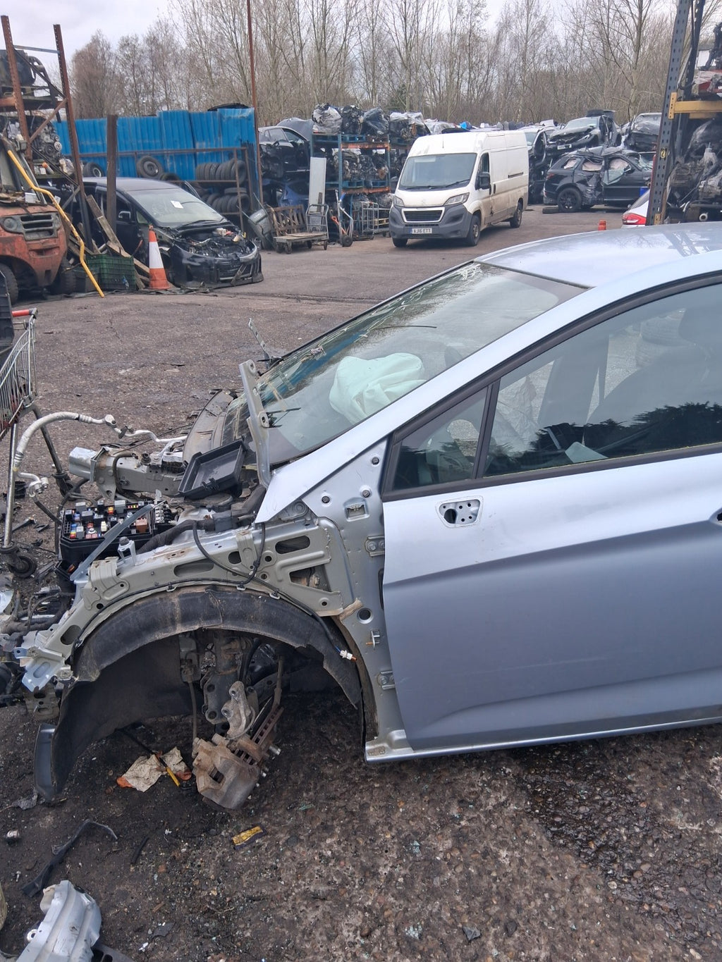 2019 VAUXHALL ASTRA K NSF PASSENGER SIDE FRONT LEFT QUARTER PANEL SILVER Z189