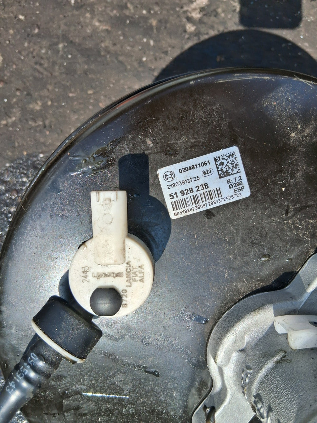 2024 FIAT DUCATO MK3 2.2 DIESEL BRAKE SERVO & MASTER CYLINDER 51928238