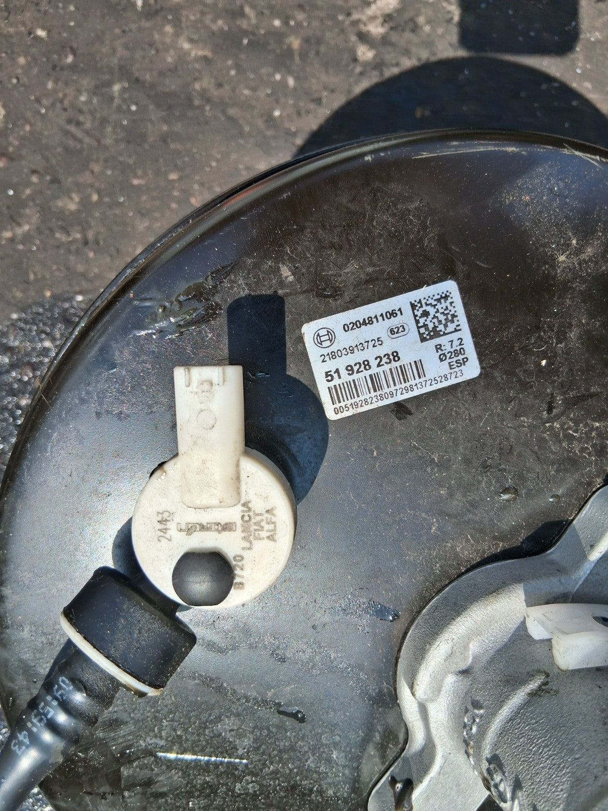 2024 FIAT DUCATO MK3 2.2 DIESEL BRAKE SERVO & MASTER CYLINDER 51928238