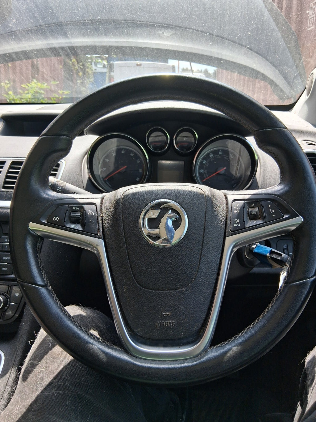 2016 VAUXHALL MERIVA B MK2 MULTIFUNCTIONAL STEERING WHEEL WITHOUT AIRBAG