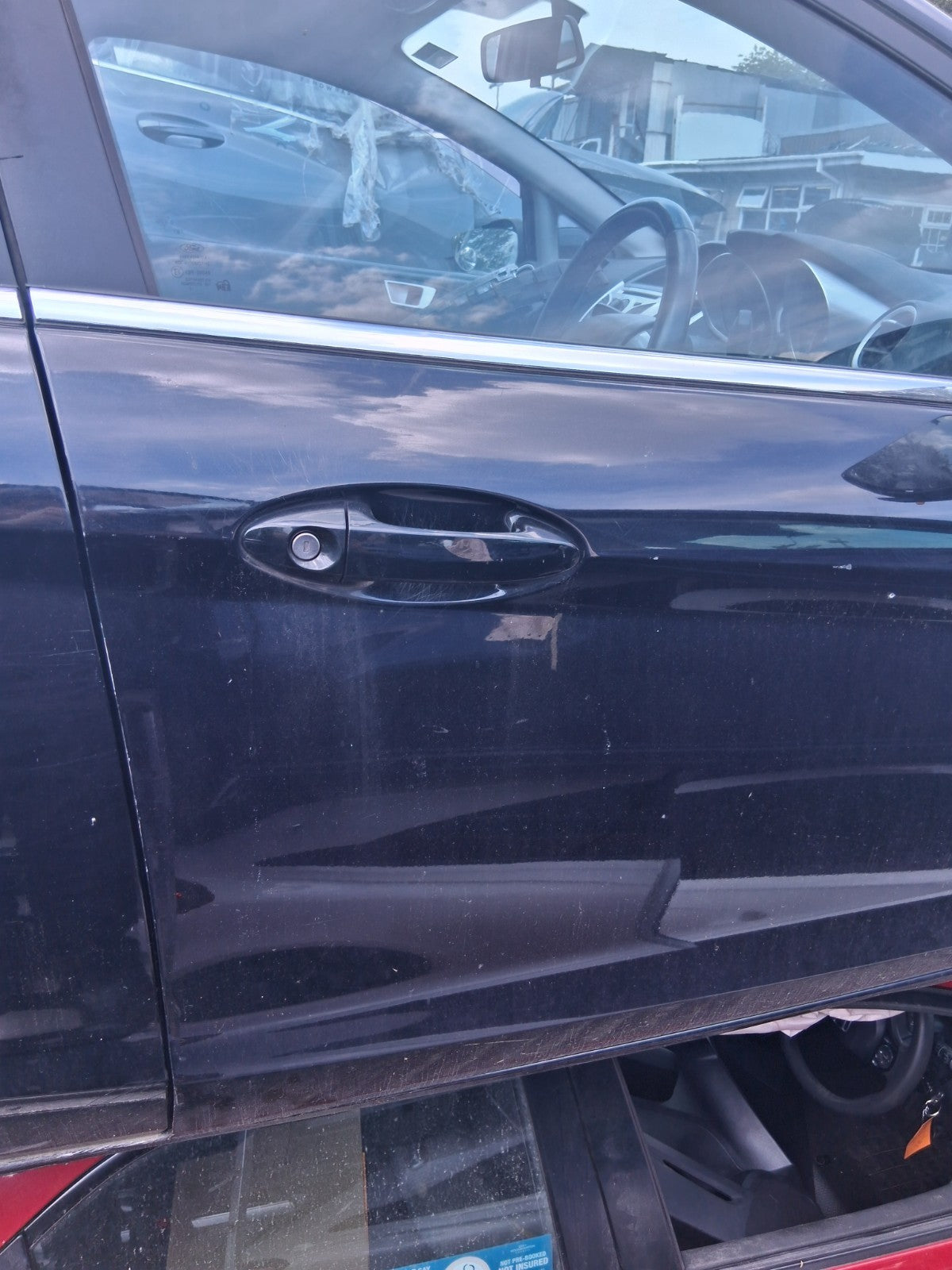 2012 FORD FIESTA MK7 5 DOOR OSF DRIVER SIDE FRONT RIGHT BARE DOOR BLACK