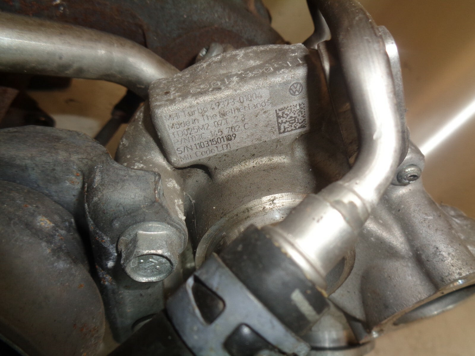 VW VOLKSWAGEN SCIROCCO 2011 1.4 PETROL TSI TFSI TURBO CHARGER 03C145702C