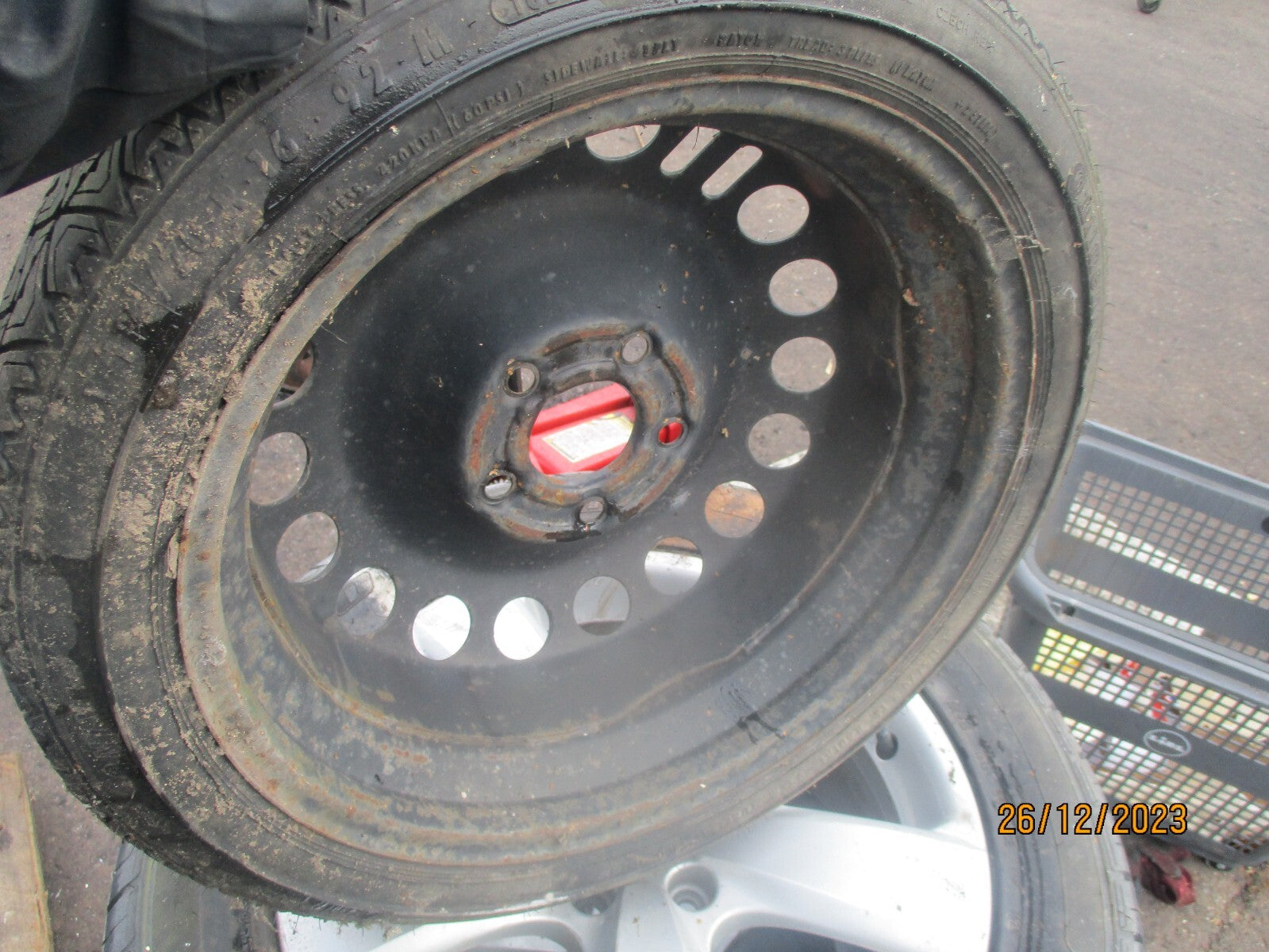 VAUXHALL ASTRA H MK5 2007 16 INCH SPACE SAVER WHEEL WITH TYRE T115/70R16